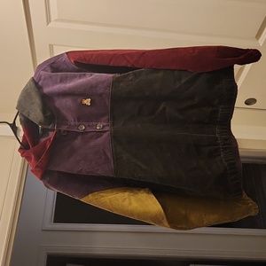 COLOR BLOCK CORDUROY JACKET